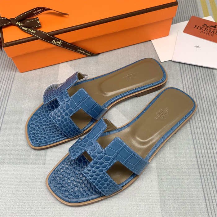 Hermes Oran Slippers Size 35-41  12-Color