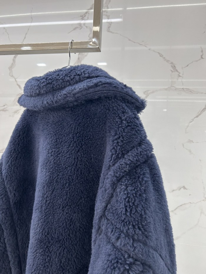 Max Mara Teddy fur long coat Size XS-M