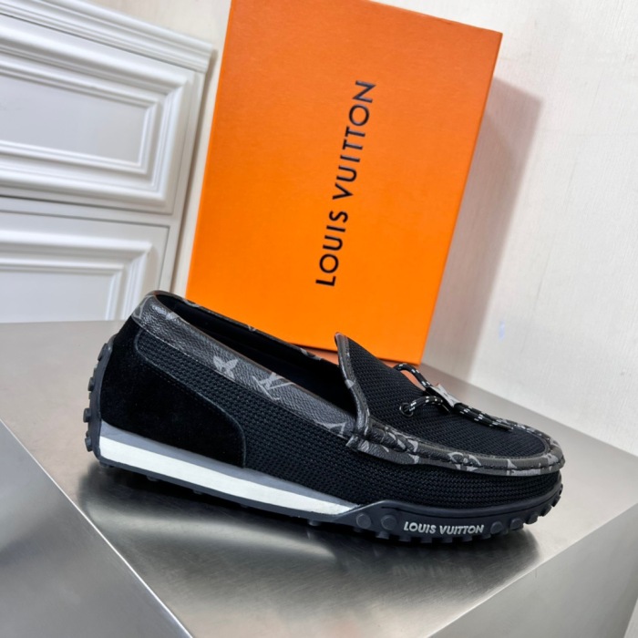 Louis Vuitton LV Racer Moccasin Loafers Size 39-45 4-Color