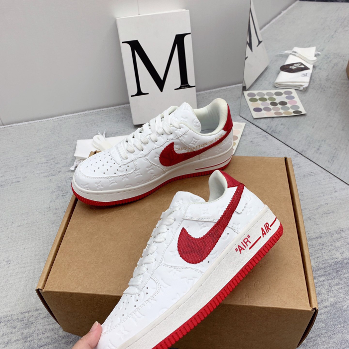Louis Vuitton x Off White x Air Force 1 Sneaker Size 36-45   9-Color