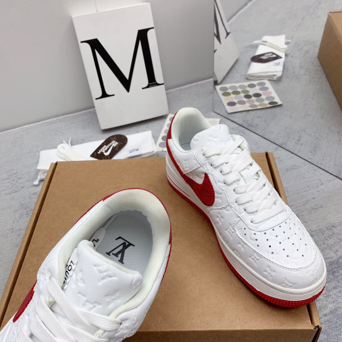Louis Vuitton x Off White x Air Force 1 Sneaker Size 36-45   9-Color