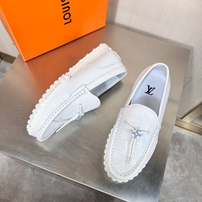 Louis Vuitton LV Racer Moccasin Loafers Size 39-45 4-Color