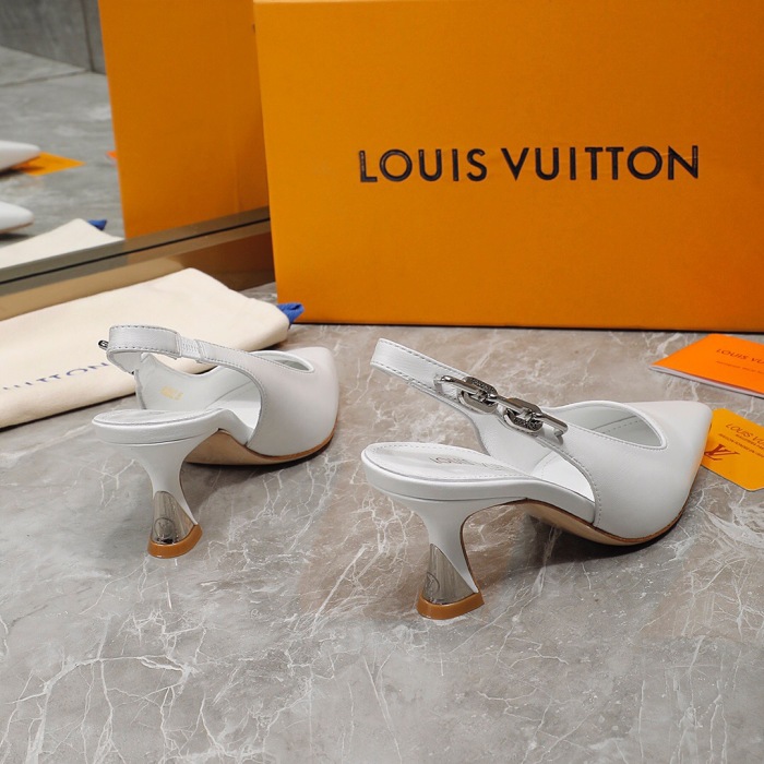 Louis Vuitton Sparkle Slingback Pumps Size 35-41 3-Color