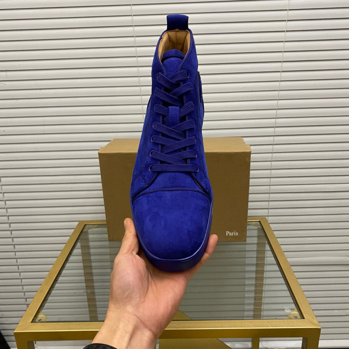 Christian Louboutin Louis High-Top Sneaker Size 36-46  7-Color