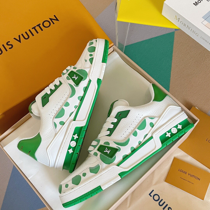 Louis Vuitton x YK LV Trainer Sneaker for Men Size 39-45   3-Color