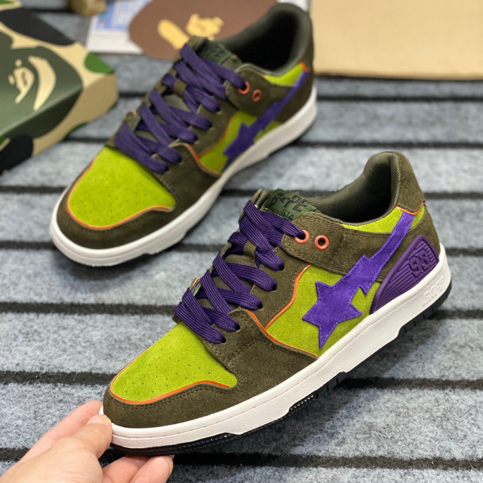 Bape SK8 STA Sneaker Size 36-45   5-Color
