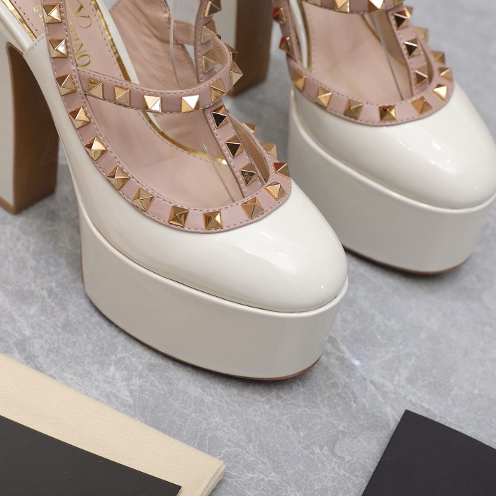 Valentino Rockstud Platform Pumps Size 35-41 6-Color