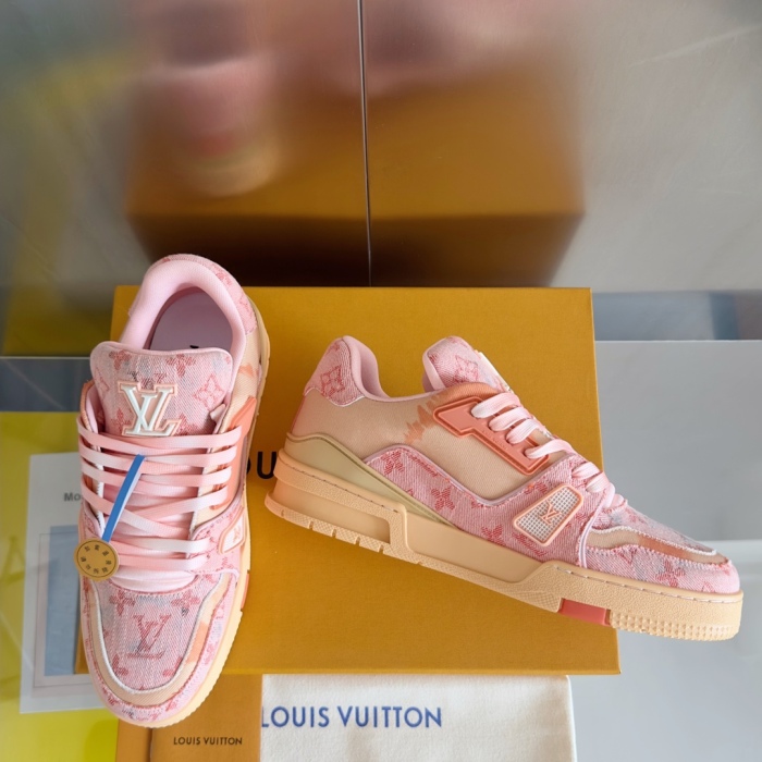 Louis Vuitton LV Trainer Monogram New Sneaker Size 36-46