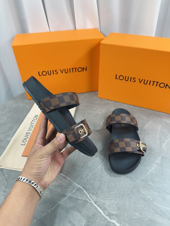 Louis Vuitton Slippers Size 36-45 6-Color