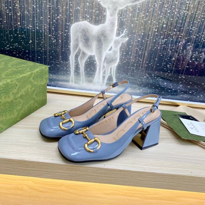 Gucci Slingback With Horsebit Pumps Size 35-41 7-Color
