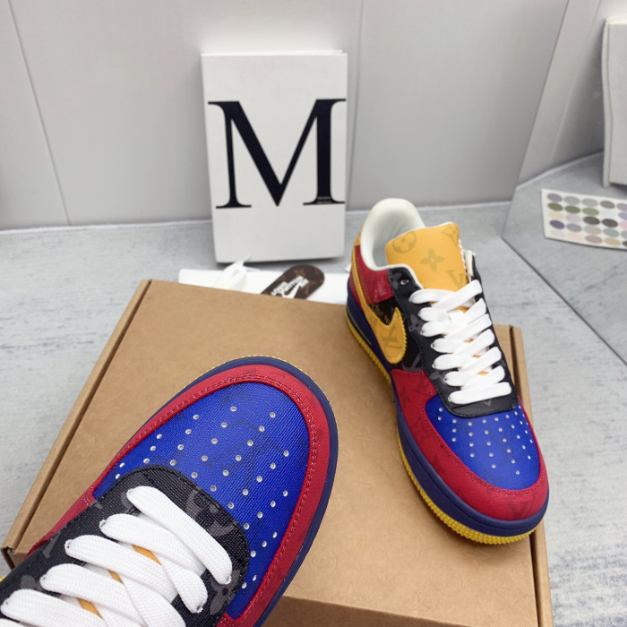 Louis Vuitton x Off White x Air Force 1 Sneaker Size 36-45   9-Color