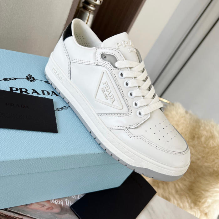 Prada District Leather Sneaker Size 36-45   5-Color