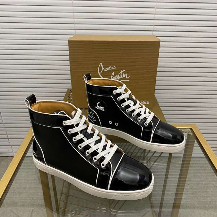 Christian Louboutin Louis High-Top Sneaker Size 36-46  8-Color