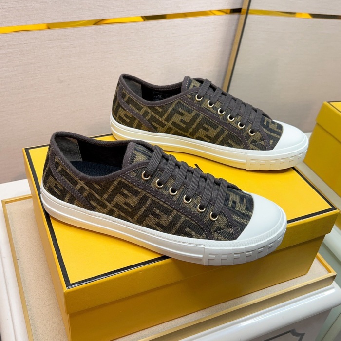 Fendi Domino Low Top Sneaker Size 35-46  4-Color