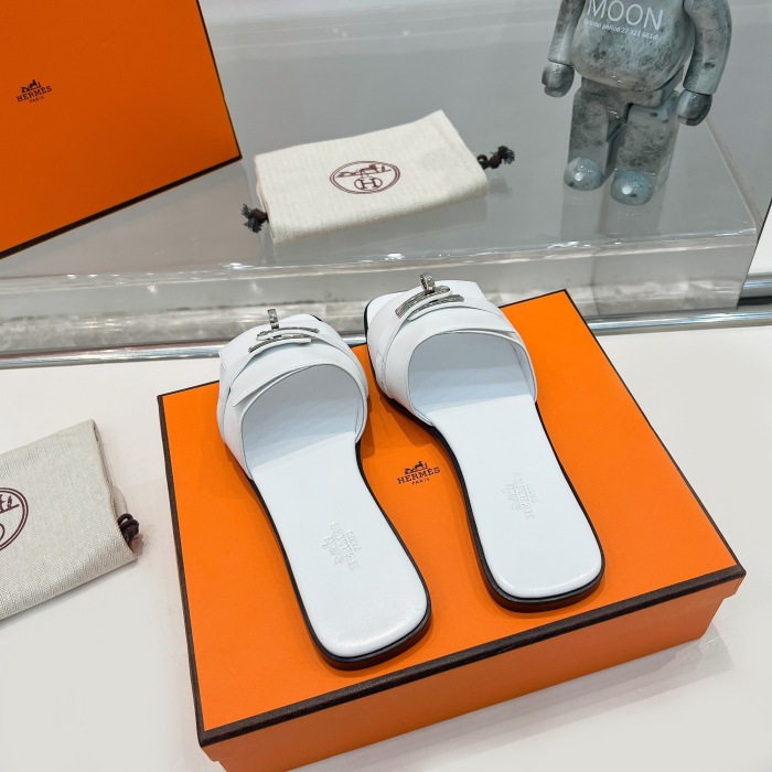 Hermes Giulia Slippers Size 35-41  3-Color