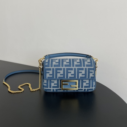 Fendi Baguette Shoulder Bags Small 19*10*4cm