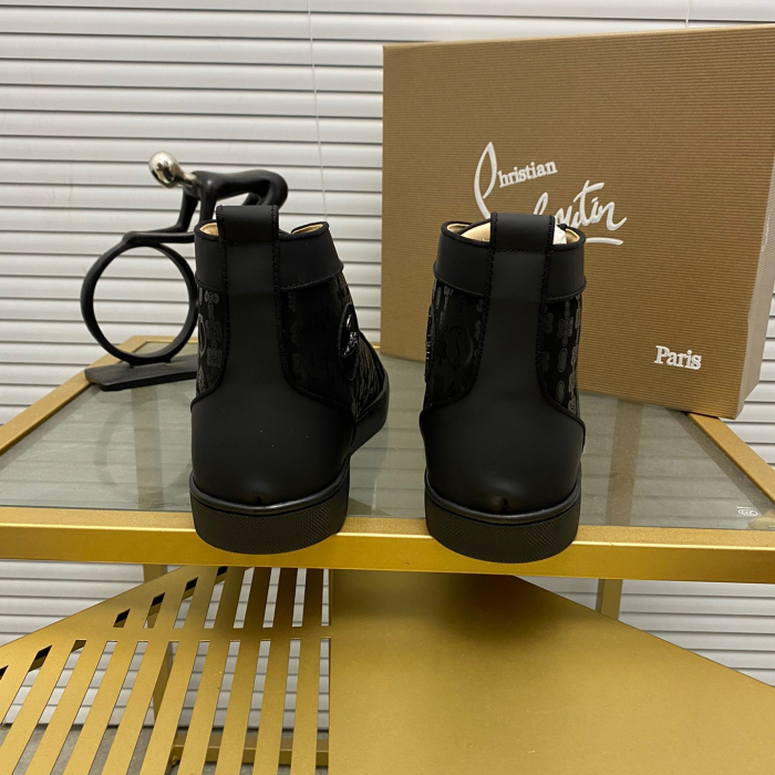 Christian Louboutin Louis High-Top Sneaker Size 36-46  8-Color