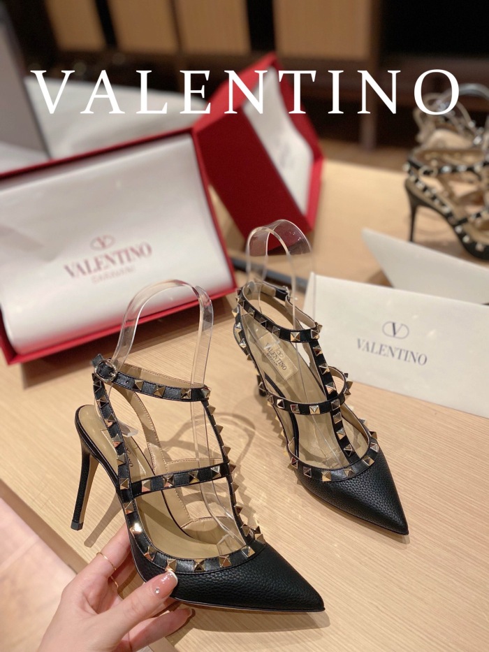 Valentino Rockstud Ankle Strap Pumps Size 35-41 11-Color