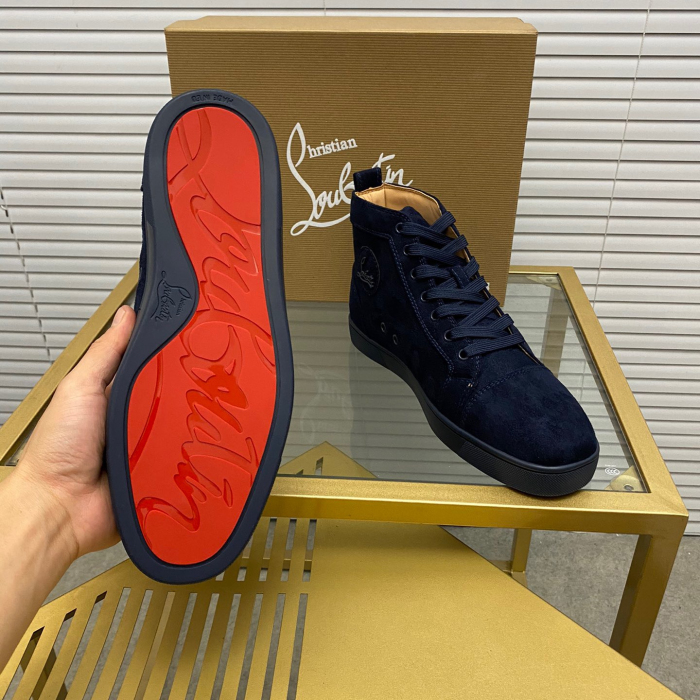 Christian Louboutin Louis High-Top Sneaker Size 36-46  7-Color