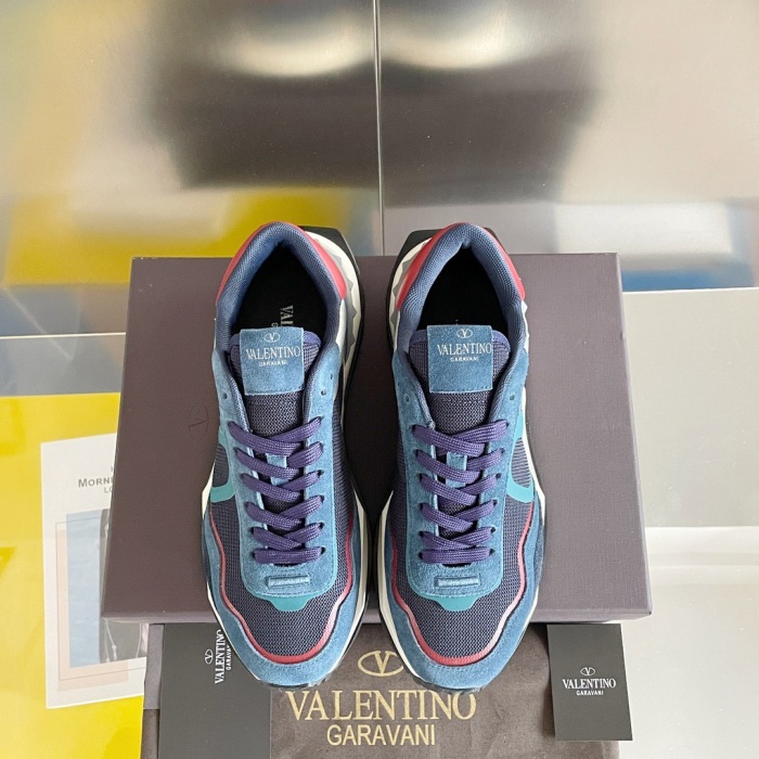 Valentino Netrunner Fabric Sneaker Size 36-45   4-Color