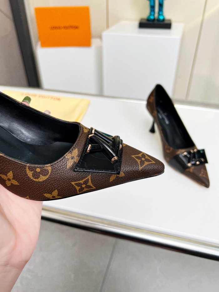 Louis Vuitton Signature Pumps Size 35-41 4-Color