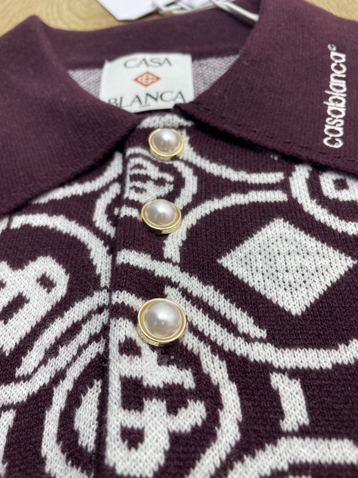 Casablanca Polo Shirt Size S-XL