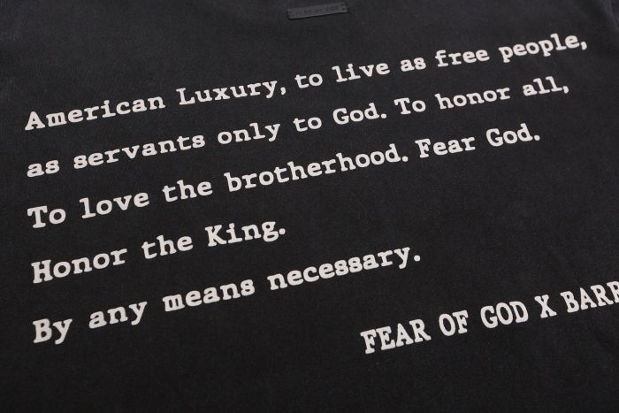 FOG FEAR OF GOD 2026ss New T Shirt Size S-XL