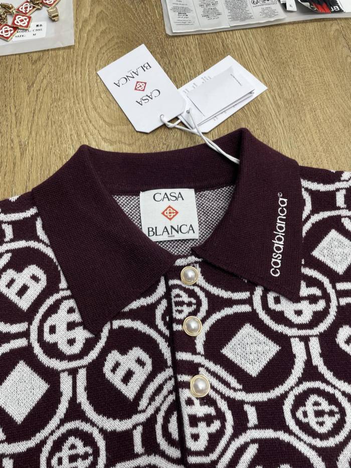 Casablanca Polo Shirt Size S-XL