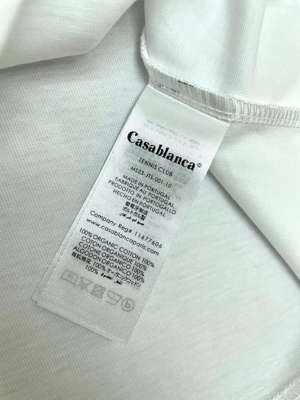 Casablanca T Shirt Size S-XL