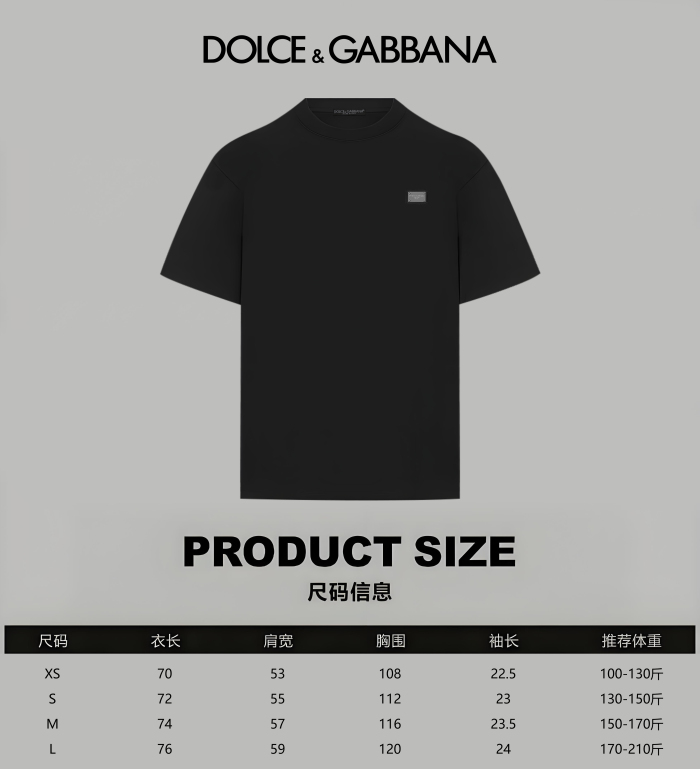 Dolce Gabbana 2026ss New T Shirt Size XS-L