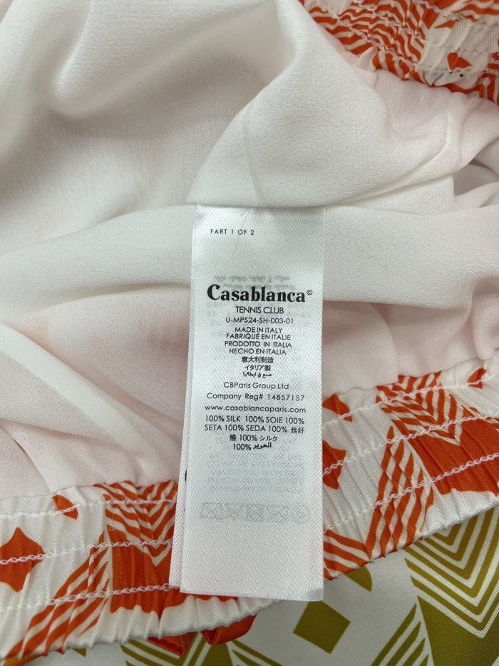 Casablanca Shorts Size S-XL