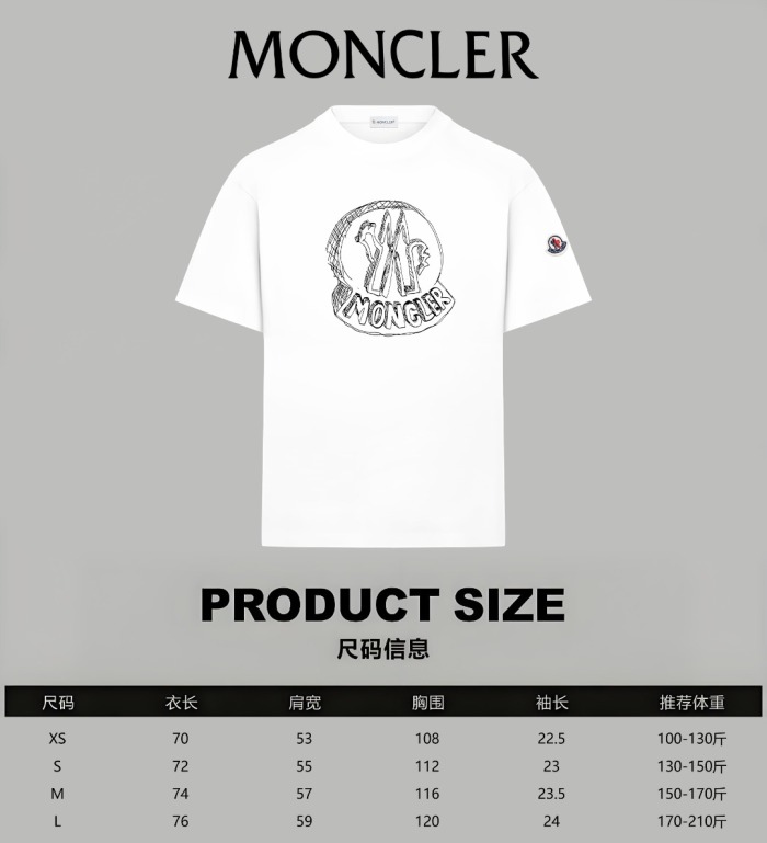 Moncler 2026ss New T Shirt Size XS-L