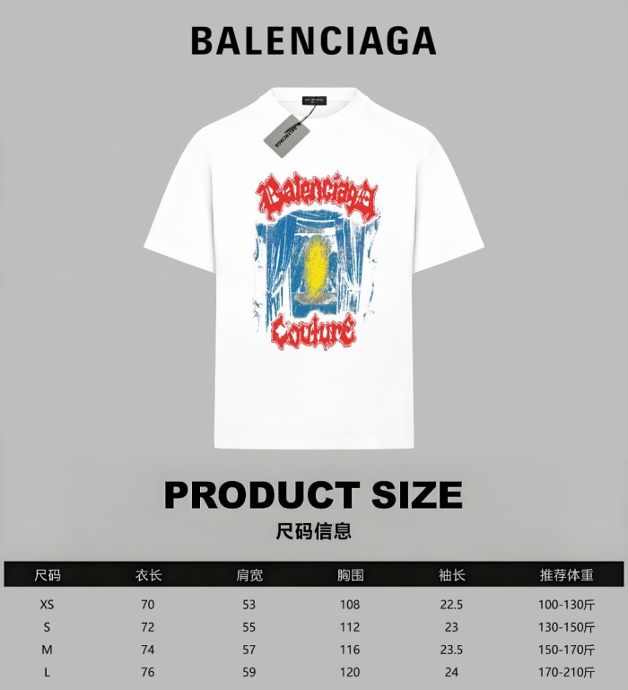 Balenciaga 2026ss New T Shirt Size XS-L