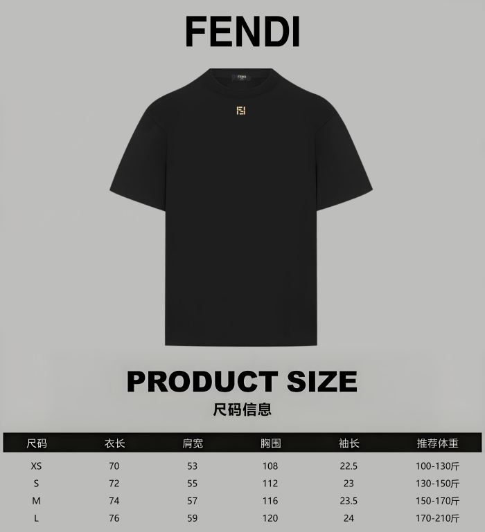 Fendi 2026ss New T Shirt Size XS-L