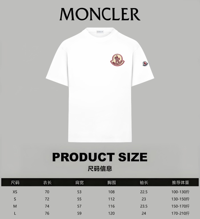 Moncler 2026ss New T Shirt Size XS-L