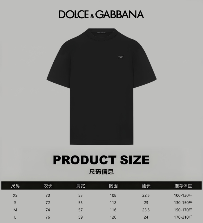 Dolce Gabbana 2026ss New T Shirt Size XS-L
