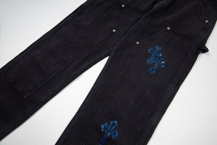 Chrome Hearts New Unisex Jeans Size 30-36