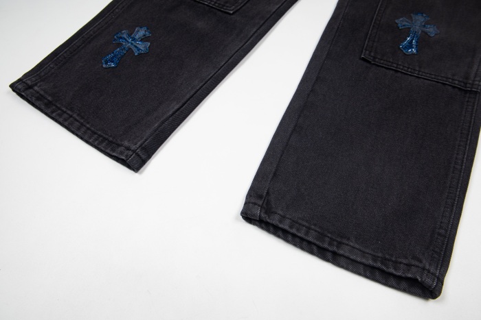 Chrome Hearts New Unisex Jeans Size 30-36
