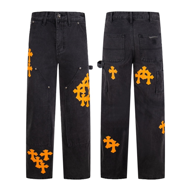 Chrome Hearts New Unisex Jeans Size 30-36