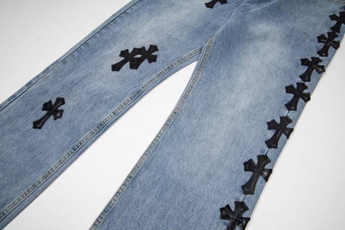 Chrome Hearts New Unisex Jeans Size 28-34