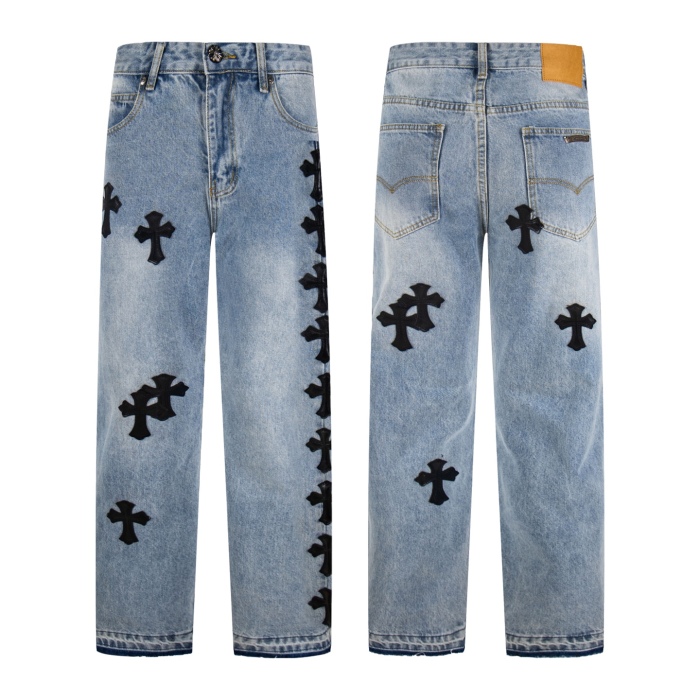 Chrome Hearts New Unisex Jeans Size 28-34