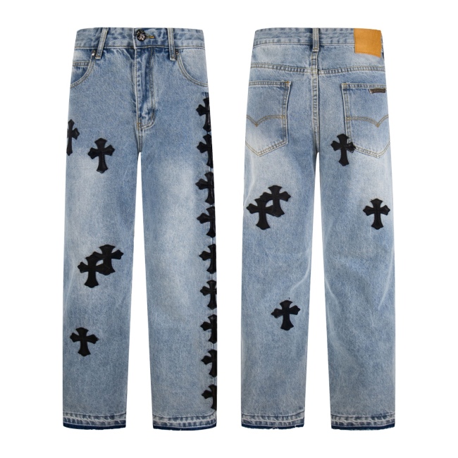Chrome Hearts New Unisex Jeans Size 28-34