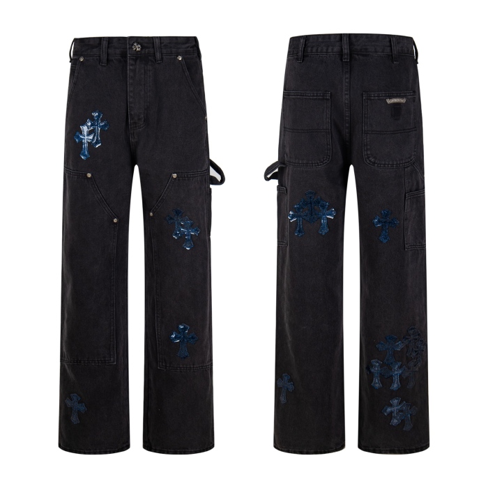 Chrome Hearts New Unisex Jeans Size 30-36