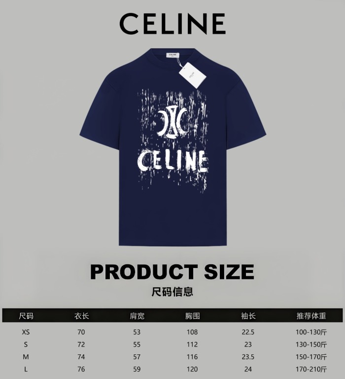 Celine 2026ss New T Shirt Size XS-L