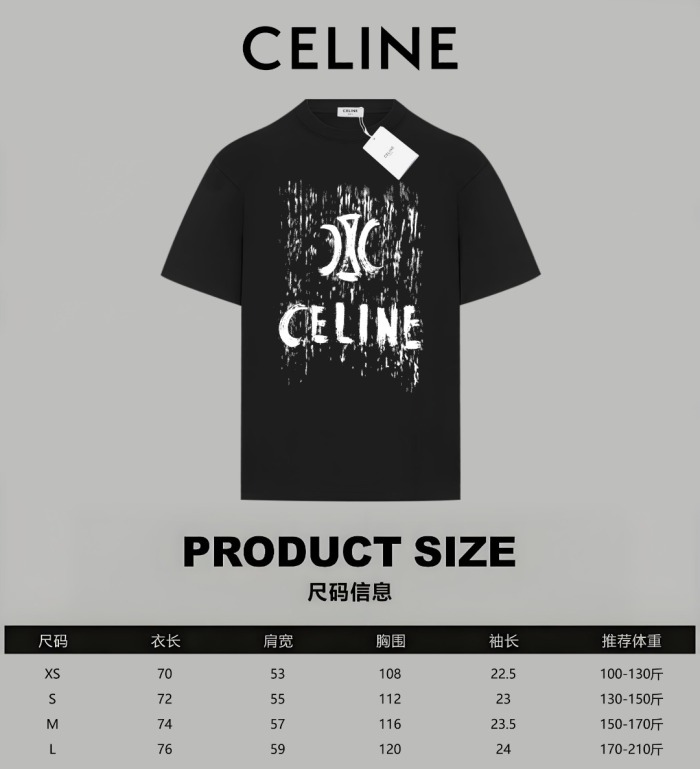 Celine 2026ss New T Shirt Size XS-L