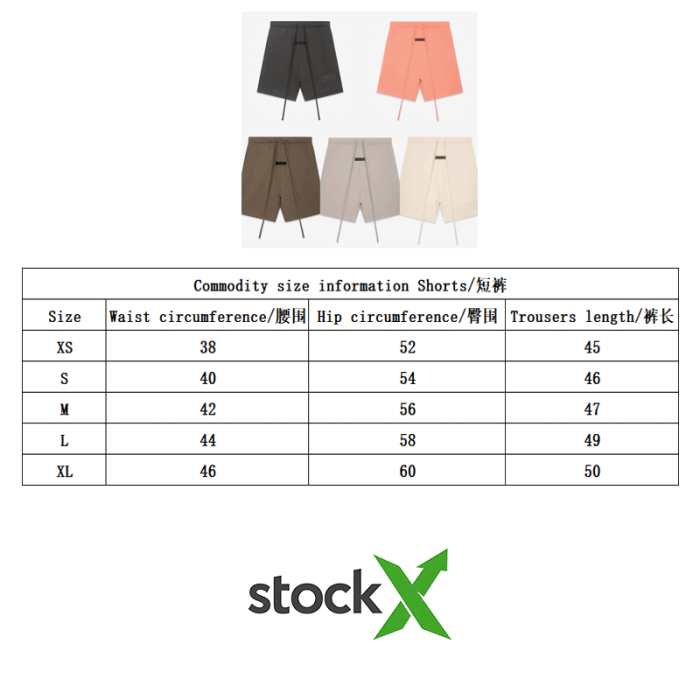 FOG FEAR OF GOD 2026ss New Shorts Size XS-XL