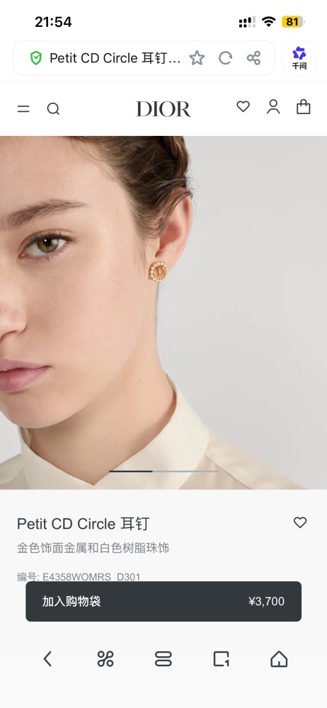 Dior Earrings