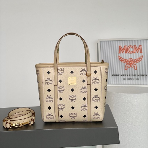 MCM Aren Visetos Mini Shoulder Bags Size 19*9.5*18.5cm