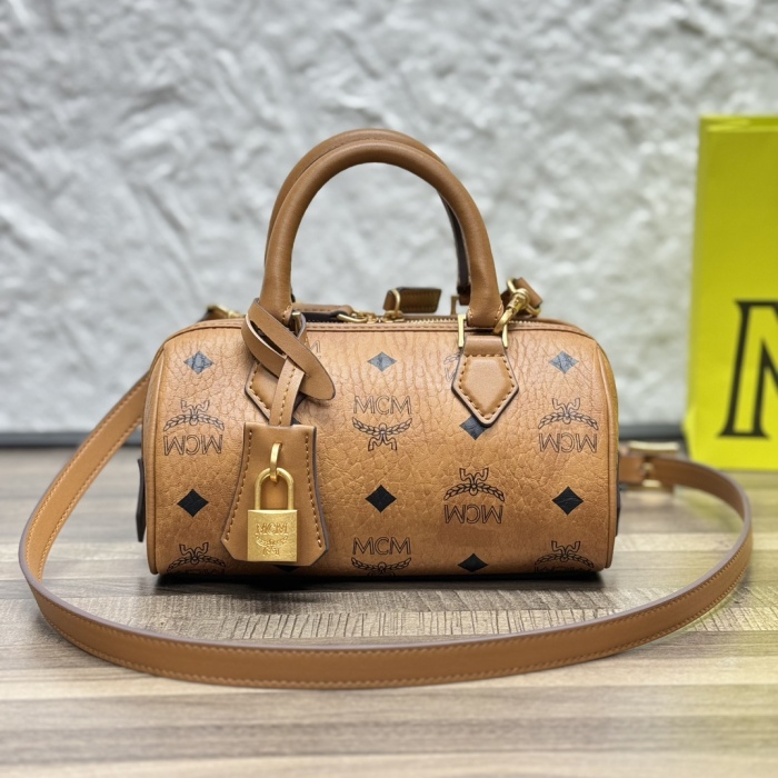 MCM Ella Visetos Mini Shoulder Bags Size 18*9*9.5cm