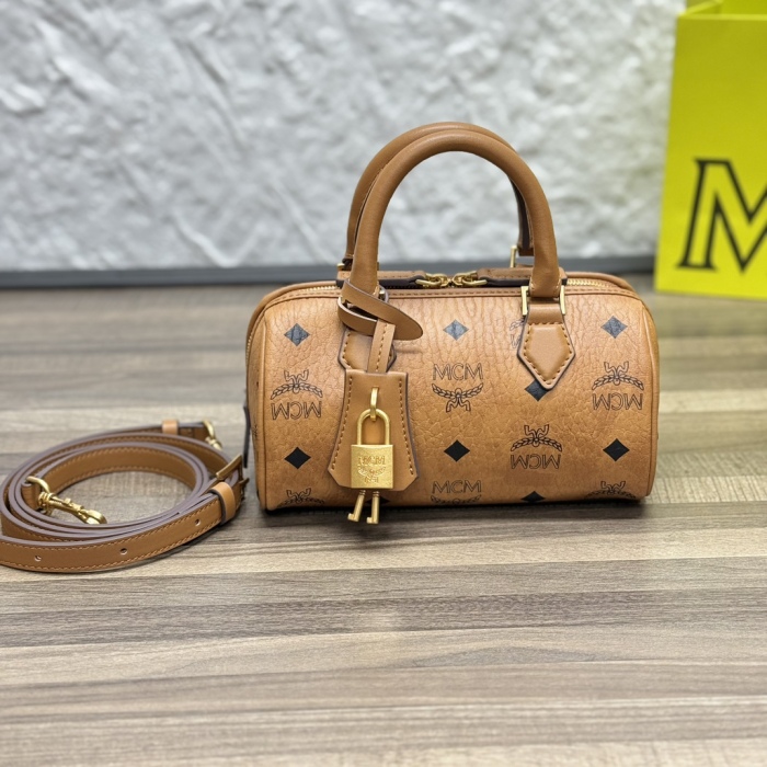 MCM Ella Visetos Mini Shoulder Bags Size 18*9*9.5cm